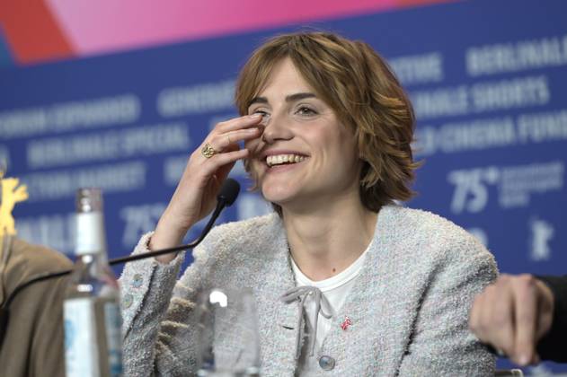 Mala Emde at the press conference for the feature film Köln 75 at the Berlinale 2025 75 Berlin International Film Festival at the Hotel Grand Hyatt Berlin, 15 02 2025 Foto:xC.xNiehausx xFuturexImagex koeln_5212