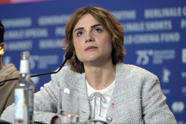 Mala Emde at the press conference for the feature film Köln 75 at the Berlinale 2025 75 Berlin International Film Festival at the Hotel Grand Hyatt Berlin, 15 02 2025 Foto:xC.xNiehausx xFuturexImagex koeln_5216
