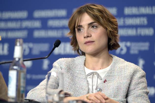 Mala Emde at the press conference for the feature film Köln 75 at the Berlinale 2025 75 Berlin International Film Festival at the Hotel Grand Hyatt Berlin, 15 02 2025 Foto:xC.xNiehausx xFuturexImagex koeln_5220
