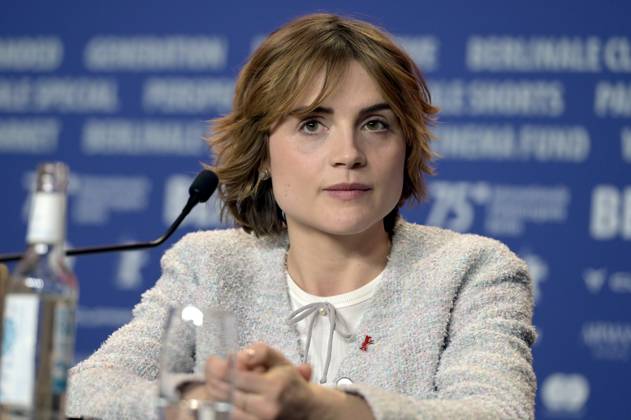 Mala Emde at the press conference for the feature film Köln 75 at the Berlinale 2025 75 Berlin International Film Festival at the Hotel Grand Hyatt Berlin, 15 02 2025 Foto:xC.xNiehausx xFuturexImagex koeln_5221