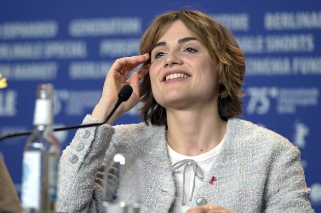 Mala Emde at the press conference for the feature film Köln 75 at the Berlinale 2025 75 Berlin International Film Festival at the Hotel Grand Hyatt Berlin, 15 02 2025 Foto:xC.xNiehausx xFuturexImagex koeln_5222