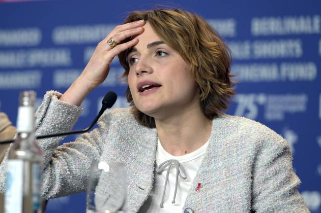 Mala Emde at the press conference for the feature film Köln 75 at the Berlinale 2025 75 Berlin International Film Festival at the Hotel Grand Hyatt Berlin, 15 02 2025 Foto:xC.xNiehausx xFuturexImagex koeln_5223