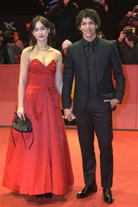 Sonia Miklaucic and Isaac Hernandez at the premiere of the feature film Dreams at the Berlinale 2025 75 Berlin International Film Festival at the Berlinale Palast Berlin, 15 02 2025 Foto:xC.xNiehausx xFuturexImagex dreams_prem_5202