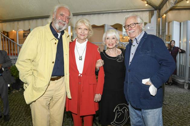 Achim Wolff, Rita Feldmeier, Anita Kupsch, Klaus Krahn at the Premiere from Things, the Me secure white on 04 September 2021 at Castle Park Theatre in Berlin