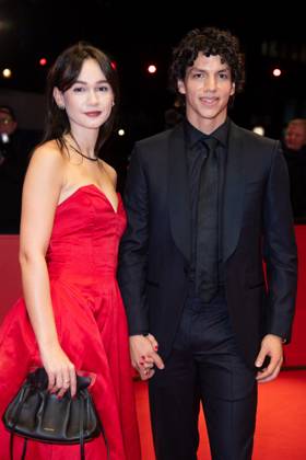 Berlinale Dreams Premiere Isaac Hernandez and guest attending the Dreams Premiere during the 75th Berlin International Film Festival (Berlinale) in Berlin, Germany, on February 15, 2025. Photo by Aurore Marechal ABACAPRESS.COM Berlin Germany  Copyright: xMarechalxAurore ABACAx