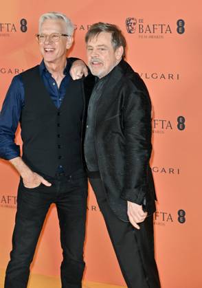 EE BAFTA Film Awards Nominee™s Party, Arrivals, London, UK London, UK, 15 February 2025. Chris Sanders and Mark Hamill attend the 2025 EE BAFTA Film Awards Nominee s Party, supported by BVLGARI at The National Gallery, Trafalgar Square, London, UK., Credit:Lee Floyd Avalon UK, London, The National Gallery, Trafalgar Copyright: xLeexFloydx xAvalonx 0964581351