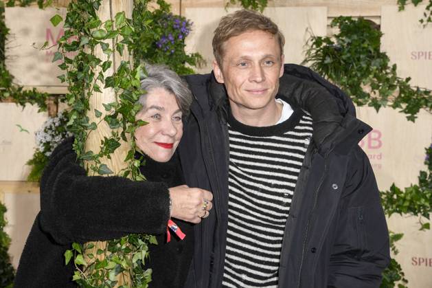Kirsten Niehuus and Matthias Schweighöfer Actors as guests at the Medienboard Party at Holzmarkt in Berlin at the 75th Berlin International Film Festival on 15 02 2025 in Berlin Berlin Germany
