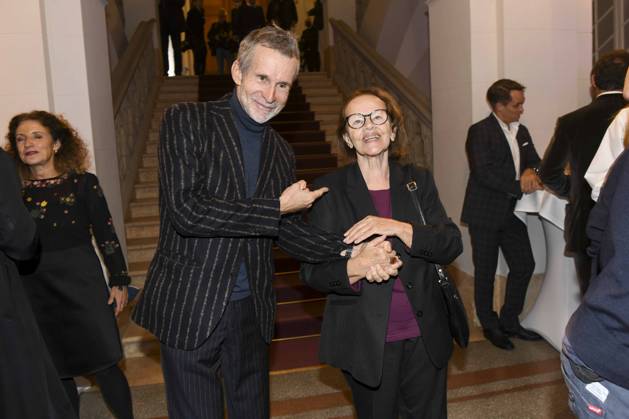 Ulrich Matthes, Gudrun Ritter at the award Ceremony of Goetz George Price on 21 November 2021 at Empress Friedrich House in Berlin Berlin Germany