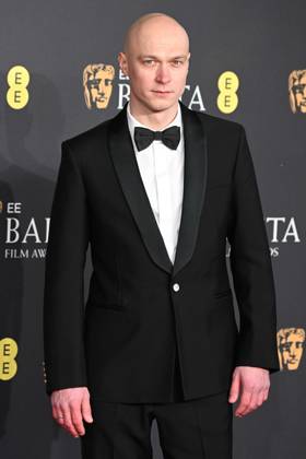 Russian actor Yuriy Borisov attends the EE BAFTA Film Awards 2025 at The Royal Festival Hall in London, England on Sunday, February 16, 2025.  LON20250216205 RUNExHELLESTAD