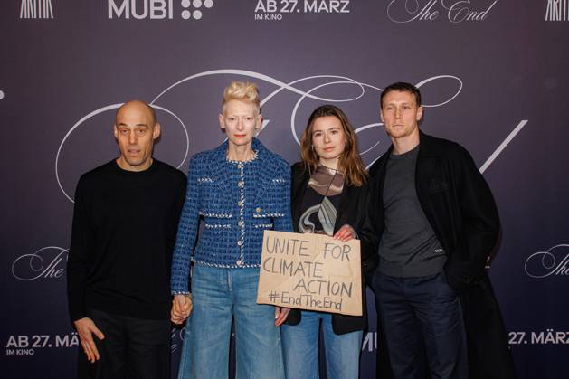 MUBI Preview Screening The End Joshua Oppenheimer, Tilda Swinton, Luisa Neubauer and George MacKay at the MUBI Preview Screening for the feature film THE END on the occasion of the 75th Berlinale at the Astor Filmlounge on 16 02 2025 in Berlin Copyright: xEventpressxKochanx