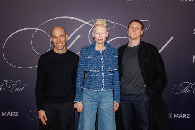 MUBI Preview Screening The End Joshua Oppenheimer, Tilda Swinton and George MacKay at the MUBI Preview Screening for the feature film THE END on the occasion of the 75th Berlinale at the Astor Filmlounge on 16 02 2025 in Berlin Copyright: xEventpressxKochanx