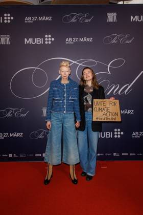 MUBI Preview Screening The End Tilda Swinton and Luisa Neubauer at the MUBI Preview Screening for the feature film THE END on the occasion of the 75th Berlinale at the Astor Filmlounge on 16 02 2025 in Berlin Copyright: xEventpressxKochanx