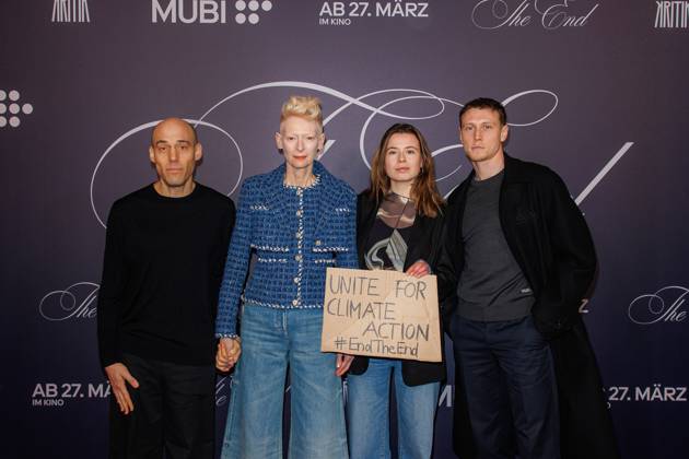 MUBI Preview Screening The End Joshua Oppenheimer, Tilda Swinton, Luisa Neubauer and George MacKay at the MUBI Preview Screening for the feature film THE END on the occasion of the 75th Berlinale at the Astor Filmlounge on 16 02 2025 in Berlin Copyright: xEventpressxKochanx