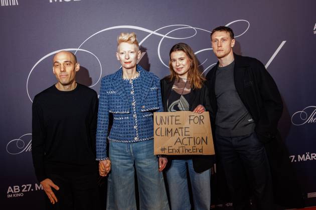 MUBI Preview Screening The End Joshua Oppenheimer, Tilda Swinton, Luisa Neubauer and George MacKay at the MUBI Preview Screening for the feature film THE END on the occasion of the 75th Berlinale at the Astor Filmlounge on 16 02 2025 in Berlin Copyright: xEventpressxKochanx