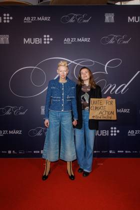 MUBI Preview Screening The End Tilda Swinton and Luisa Neubauer at the MUBI Preview Screening for the feature film THE END on the occasion of the 75th Berlinale at the Astor Filmlounge on 16 02 2025 in Berlin Copyright: xEventpressxKochanx