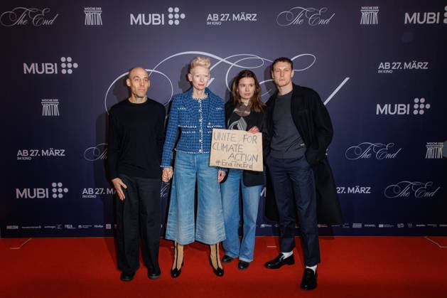 MUBI Preview Screening The End Joshua Oppenheimer, Tilda Swinton, Luisa Neubauer and George MacKay at the MUBI Preview Screening for the feature film THE END on the occasion of the 75th Berlinale at the Astor Filmlounge on 16 02 2025 in Berlin Copyright: xEventpressxKochanx