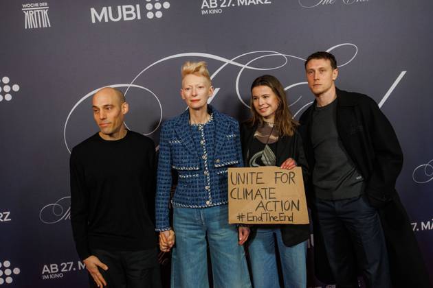 MUBI Preview Screening The End Joshua Oppenheimer, Tilda Swinton, Luisa Neubauer and George MacKay at the MUBI Preview Screening for the feature film THE END on the occasion of the 75th Berlinale at the Astor Filmlounge on 16 02 2025 in Berlin Copyright: xEventpressxKochanx