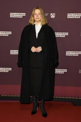 Haley Bennett US American singer and actress as guest at the 22 NRW Reception of the State of NRW and the Film und Medienstiftung NRW at the Representation of the State of North Rhine-Westphalia in Berlin at the 75 International Film Festival on 16 02 2025 in Berlin Berlin Germany