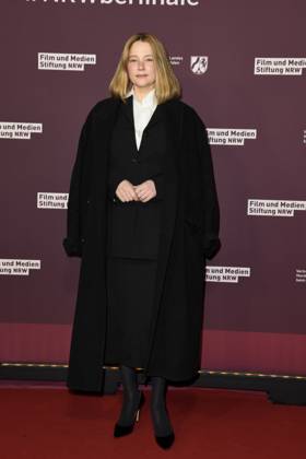 Haley Bennett US American singer and actress as guest at the 22 NRW Reception of the State of NRW and the Film und Medienstiftung NRW at the Representation of the State of North Rhine-Westphalia in Berlin at the 75 International Film Festival on 16 02 2025 in Berlin Berlin Germany