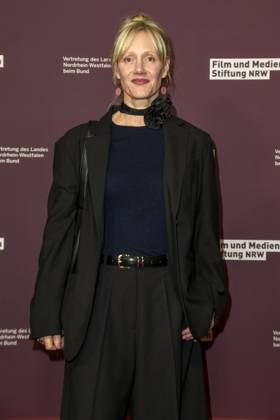 Anna Schudt Actress at the 22 NRW Reception of the State of NRW and the Film und Medienstiftung NRW at the Representation of the State of North Rhine-Westphalia in Berlin at the 75 International Film Festival on 16 02 2025 in Berlin Berlin Germany