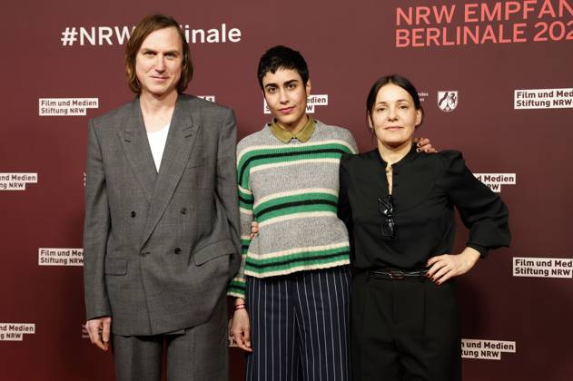 Lars Eidinger, Tala Al Deen and Nicolette Krebitz at the 22 NRW Reception of the State of NRW and the Film und Medienstiftung NRW as part of the Berlinale 2025 at the Representation of the State of North Rhine-Westphalia Berlin, 16 02 2025 Foto:xD.xBedrosianx xFuturexImagex nrw_5334
