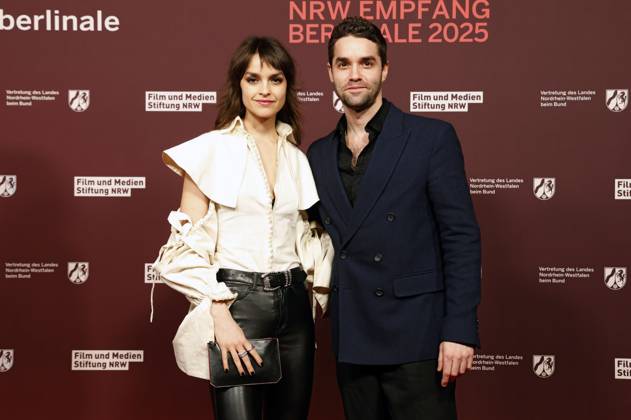 Luise Befort and Maximilian Befort at the 22 NRW Reception of the State of NRW and the Film und Medienstiftung NRW as part of the Berlinale 2025 at the Representation of the State of North Rhine-Westphalia Berlin, 16 02 2025 Foto:xD.xBedrosianx xFuturexImagex nrw_5398