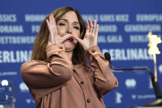 Rose Byrne at the press conference for the feature film If I Had Legs I d Kick You at the Berlinale 2025 75 Berlin International Film Festival at the Hotel Grand Hyatt Berlin, 17 02 2025 Foto:xC.xNiehausx xFuturexImagex legs_5227