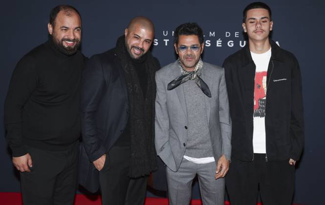 CELEBRITES : Avant Premiere du film Mercato - Paris - 17 02 2025 Jamel Debbouze - Leon Debbouze ParisFrance  Copyright: xMichtofx
