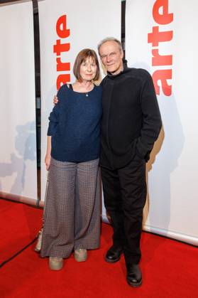 Berlinale Arte reception Franziska Walser and Edgar Selge at the ARTE G E I E reception on the occasion of the 75th Berlinale at the Akademie der Künste on 17 02 2025 in Berlin Copyright: xEventpressxKochanx