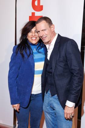 Berlinale Arte reception Alice Brauner and Michael Zechbauer at the ARTE G E I E reception on the occasion of the 75th Berlinale at the Akademie der Künste on February 17, 2025 in Berlin Copyright: xEventpressxKochanx
