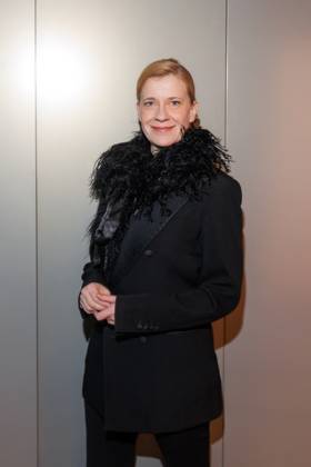 Berlinale Arte reception Caroline Peters at the ARTE G E I E reception on the occasion of the 75th Berlinale at the Akademie der Künste on 17 02 2025 in Berlin Copyright: xEventpressxKochanx