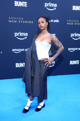 17 02 2025, Nura Habib Omer on Prime Video Amazon MGM Studios, Dinner Party, Papillon Berlin, Berlin