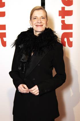 Caroline Peters at the ARTE reception as part of the Berlinale 2025 at the Akademie der Künste on Pariser Platz Berlin, 17 02 2025 Foto:xJ.xKnowlesx xFuturexImagex arte_5209