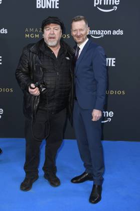 Armin Rohde and Michael Kessler at the Prime Video Amazon MGM Studios Dinner and Party as part of the Berlinale 2025 at Papillon Berlin, 17 02 2025 Foto:xC.xNiehausx xFuturexImagex prime_5208