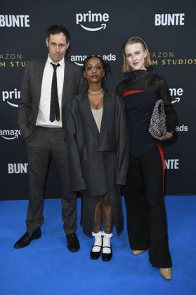 Marc Hosemann, Nura Habib Omer and Klara Lange at the Prime Video Amazon MGM Studios Dinner and Party as part of the Berlinale 2025 at Papillon Berlin, 17 02 2025 Foto:xC.xNiehausx xFuturexImagex prime_5213