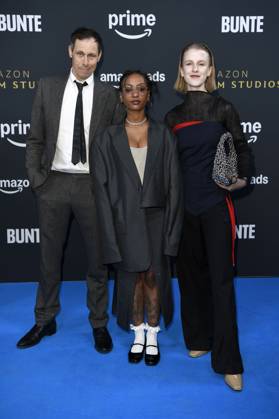 Marc Hosemann, Nura Habib Omer and Klara Lange at the Prime Video Amazon MGM Studios Dinner and Party as part of the Berlinale 2025 at Papillon Berlin, 17 02 2025 Foto:xC.xNiehausx xFuturexImagex prime_5214