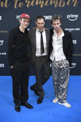 Bruno Alexander, Marc Hosemann and Oskar Belton at the Prime Video Amazon MGM Studios Dinner and Party as part of the Berlinale 2025 at Papillon Berlin, 17 02 2025 Foto:xC.xNiehausx xFuturexImagex prime_5320