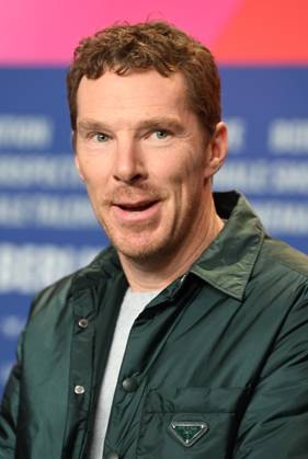 British actor Benedict Cumberbatch attends the press conference of The Thing With Feathers at the 75th Berlin Film Festival in Berlin, Germany on Tuesday, February 18, 2025.  BER20250218149 RUNExHELLESTAD