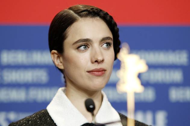 Margaret Qualley at the press conference for the feature film Blue Moon at the Berlinale 2025 75 Berlin International Film Festival at the Hotel Grand Hyatt Berlin, 18 02 2025 Foto:xC.xTamckex xFuturexImagex moon_5328