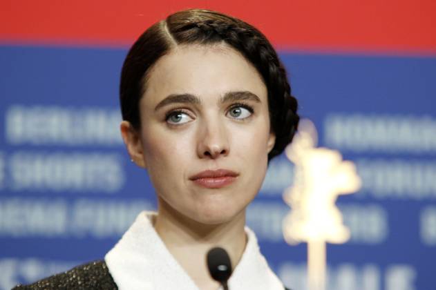Margaret Qualley at the press conference for the feature film Blue Moon at the Berlinale 2025 75 Berlin International Film Festival at the Hotel Grand Hyatt Berlin, 18 02 2025 Foto:xC.xTamckex xFuturexImagex moon_5329