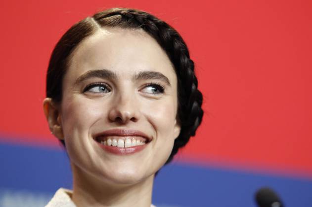 Margaret Qualley at the press conference for the feature film Blue Moon at the Berlinale 2025 75 Berlin International Film Festival at the Hotel Grand Hyatt Berlin, 18 02 2025 Foto:xC.xTamckex xFuturexImagex moon_5330