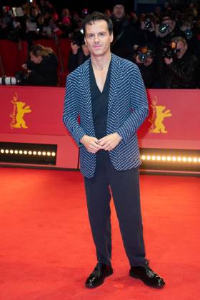 Berlinale The Thing with Feathers Premiere Andrew Scott attending The Thing with Feathers Premiere during the 75th Berlin International Film Festival (Berlinale) in Berlin, Germany, on February 18, 2025. Photo by Aurore Marechal ABACAPRESS.COM Berlin Germany  Copyright: xMarechalxAurore ABACAx