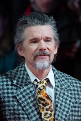 Berlinale The Thing with Feathers Premiere Ethan Hawke attending The Thing with Feathers Premiere during the 75th Berlin International Film Festival (Berlinale) in Berlin, Germany, on February 18, 2025. Photo by Aurore Marechal ABACAPRESS.COM Berlin Germany  Copyright: xMarechalxAurore ABACAx