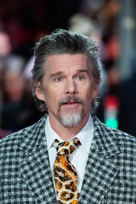 Berlinale The Thing with Feathers Premiere Ethan Hawke attending The Thing with Feathers Premiere during the 75th Berlin International Film Festival (Berlinale) in Berlin, Germany, on February 18, 2025. Photo by Aurore Marechal ABACAPRESS.COM Berlin Germany  Copyright: xMarechalxAurore ABACAx