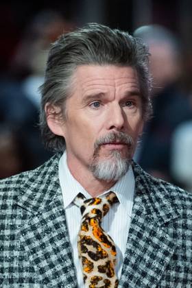 Berlinale The Thing with Feathers Premiere Ethan Hawke attending The Thing with Feathers Premiere during the 75th Berlin International Film Festival (Berlinale) in Berlin, Germany, on February 18, 2025. Photo by Aurore Marechal ABACAPRESS.COM Berlin Germany  Copyright: xMarechalxAurore ABACAx
