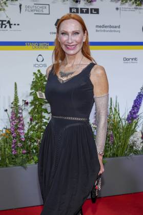 Andrea Sawatzki at the award Ceremony of Germans Film Awards on 12 05 2023 at Theatre on Potsdam Place in Berlin Berlin Germany