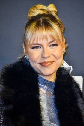 Dagi Bee before the Photo wall at the Red Carpet at the 24 award Ceremony the 1 Live Crown 2023 of WDR at Lokschuppen Bielefeld on Thursday 30 11 2023 in Bielefeld NRW D