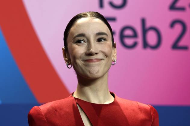 Sibel Kekilli at the press conference for the feature film Yunan at the Berlinale 2025 75 Berlin International Film Festival at the Hotel Grand Hyatt Berlin, 19 02 2025 Foto:xC.xNiehausx xFuturexImagex yunan_5260