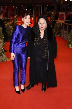 Sibel Kekilli and Hanna Schygulla at the Yunan Film Premiere as part of the 75th Berlinale International Film Festival on 19 02 2025 in Berlin Berlinale 2025 Yunan Film Premiere