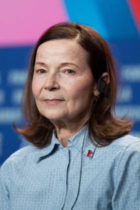Berlinale La Cache Press Conference Dominique Reymond attending the La Cache (The Safe House) Press Conference during the 75th Berlin International Film Festival (Berlinale) in Berlin, Germany, on February 20, 2025. Photo by Aurore Marechal ABACAPRESS.COM Berlin Germany  Copyright: xMarechalxAurore ABACAx